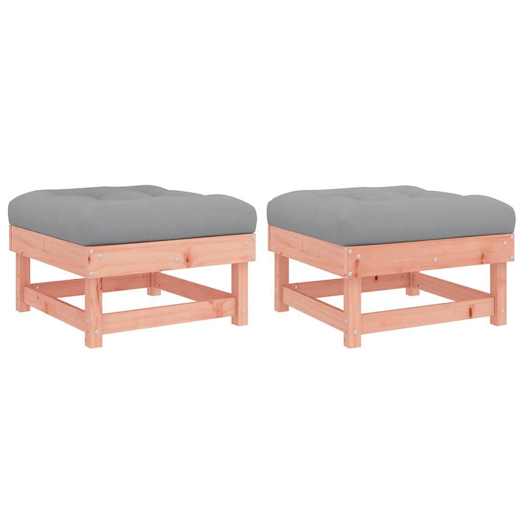 vidaXL Tuinvoetenbank Douglas Hout + Kussen - 35% Korting!