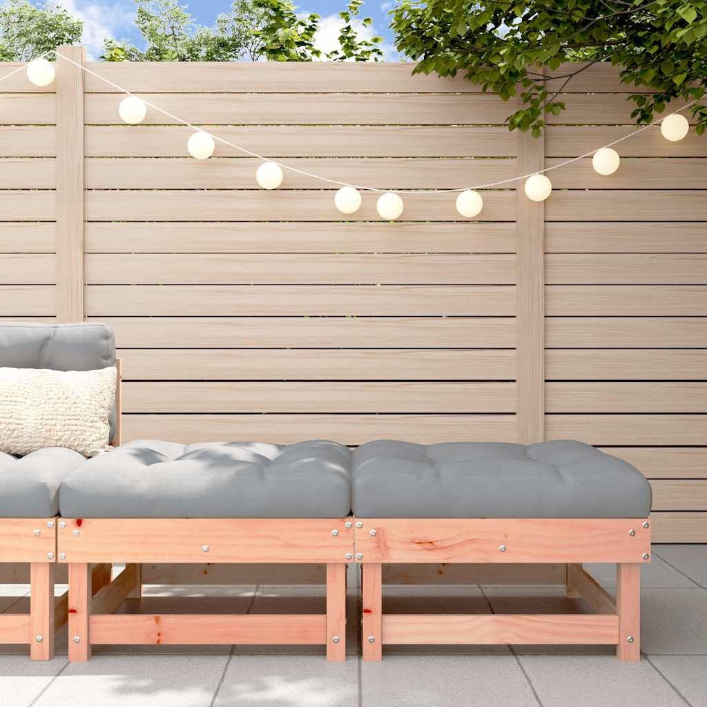 vidaXL Tuinvoetenbank Douglas Hout + Kussen - 35% Korting!