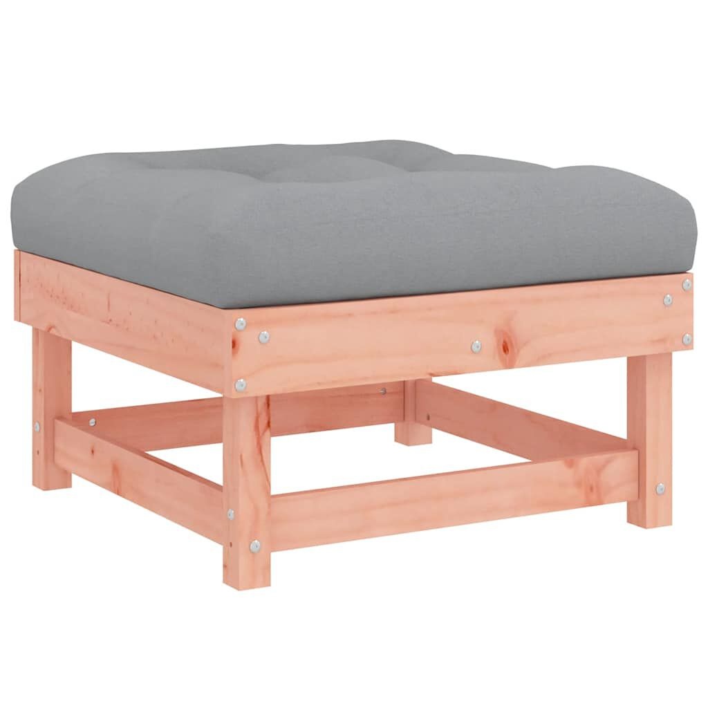 vidaXL Tuinvoetenbank Douglas Hout + Kussen - 35% Korting!
