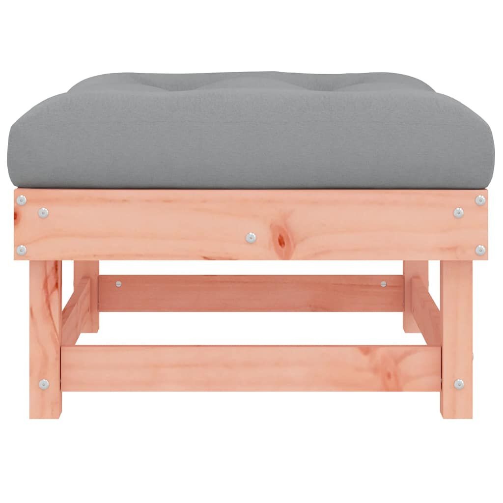 vidaXL Tuinvoetenbank Douglas Hout + Kussen - 35% Korting!