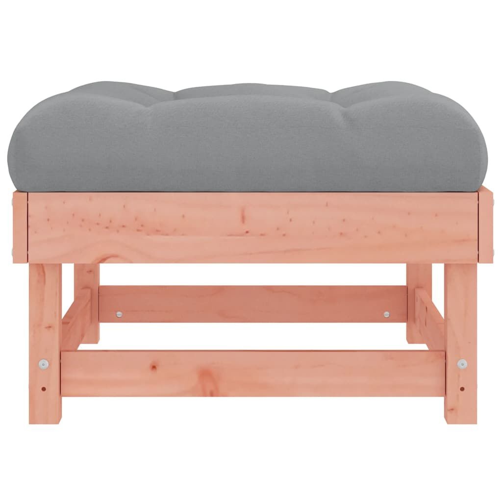 vidaXL Tuinvoetenbank Douglas Hout + Kussen - 35% Korting!