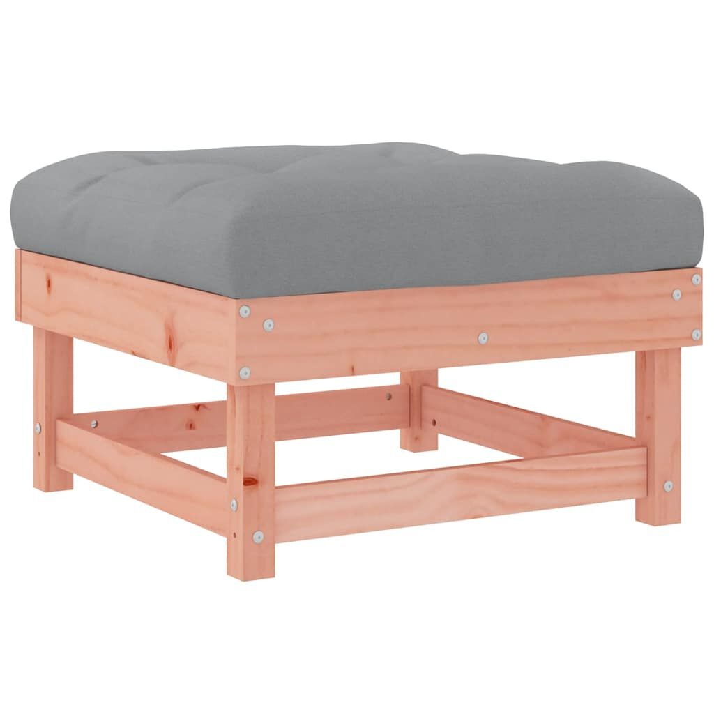 vidaXL Tuinvoetenbank Douglas Hout + Kussen - 35% Korting!