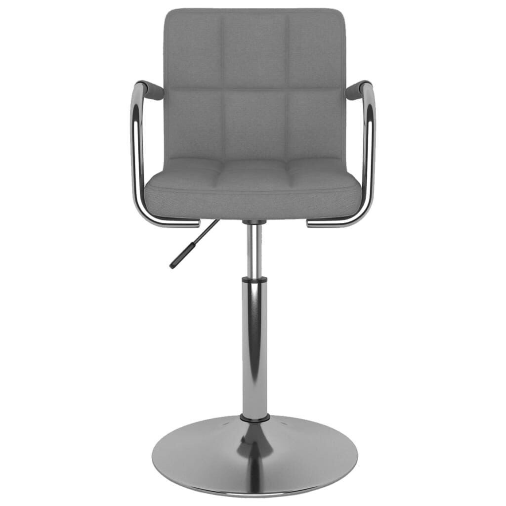 vidaXL Barkruk Lichtgrijs Stof - 42% Korting!