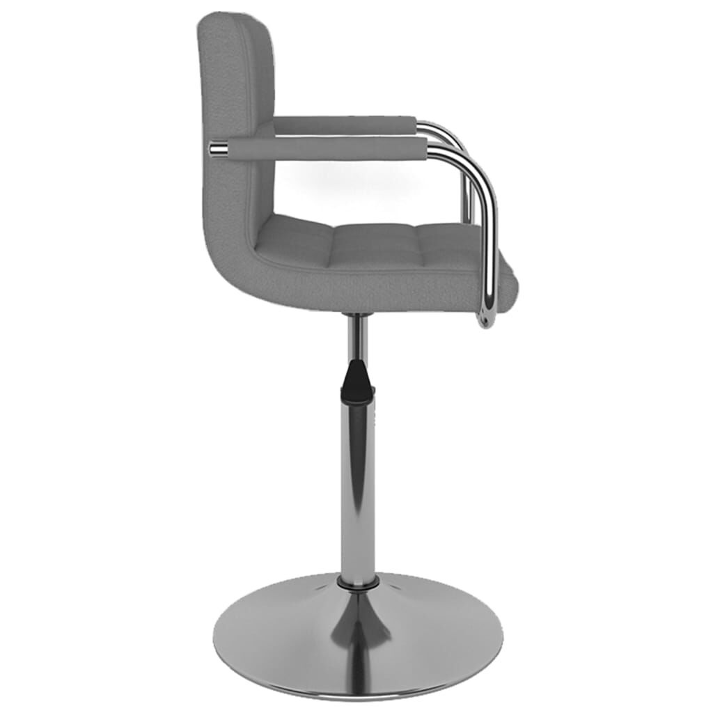 vidaXL Barkruk Lichtgrijs Stof - 42% Korting!