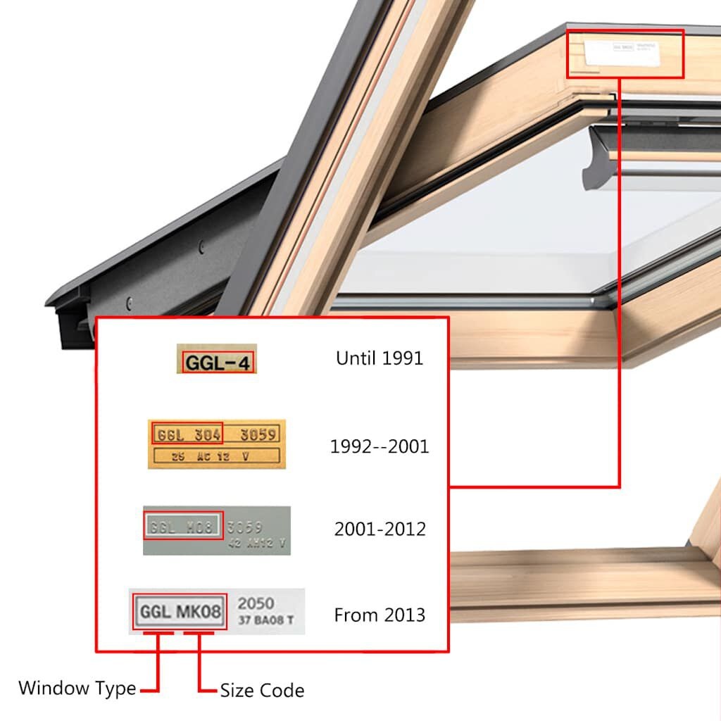 vidaXL Verduisterend Rolgordijn Velux M04/304 Zwart -35%