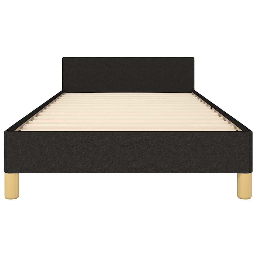 vidaXL Bedframe 90x190 Zwart Stof - 42% Korting!