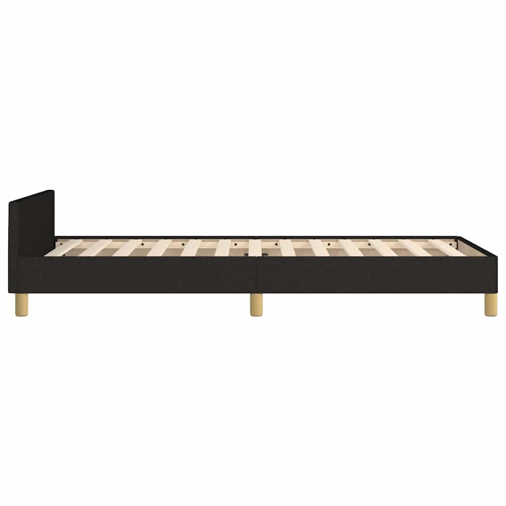 vidaXL Bedframe 90x190 Zwart Stof - 42% Korting!