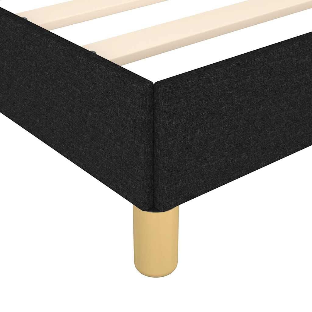 vidaXL Bedframe 90x190 Zwart Stof - 42% Korting!