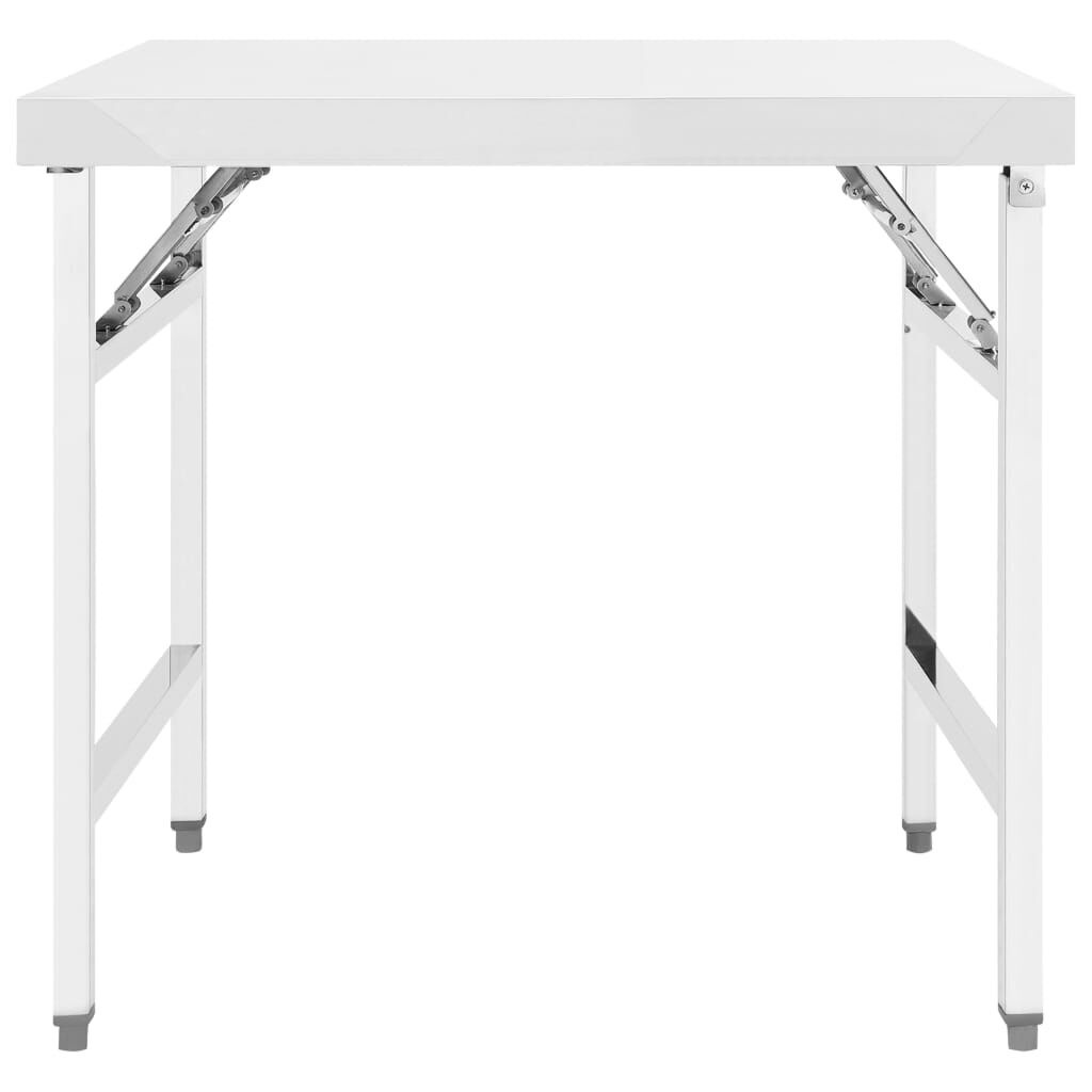 vidaXL Inklapbare Keukenwerktafel RVS - 35% Korting!