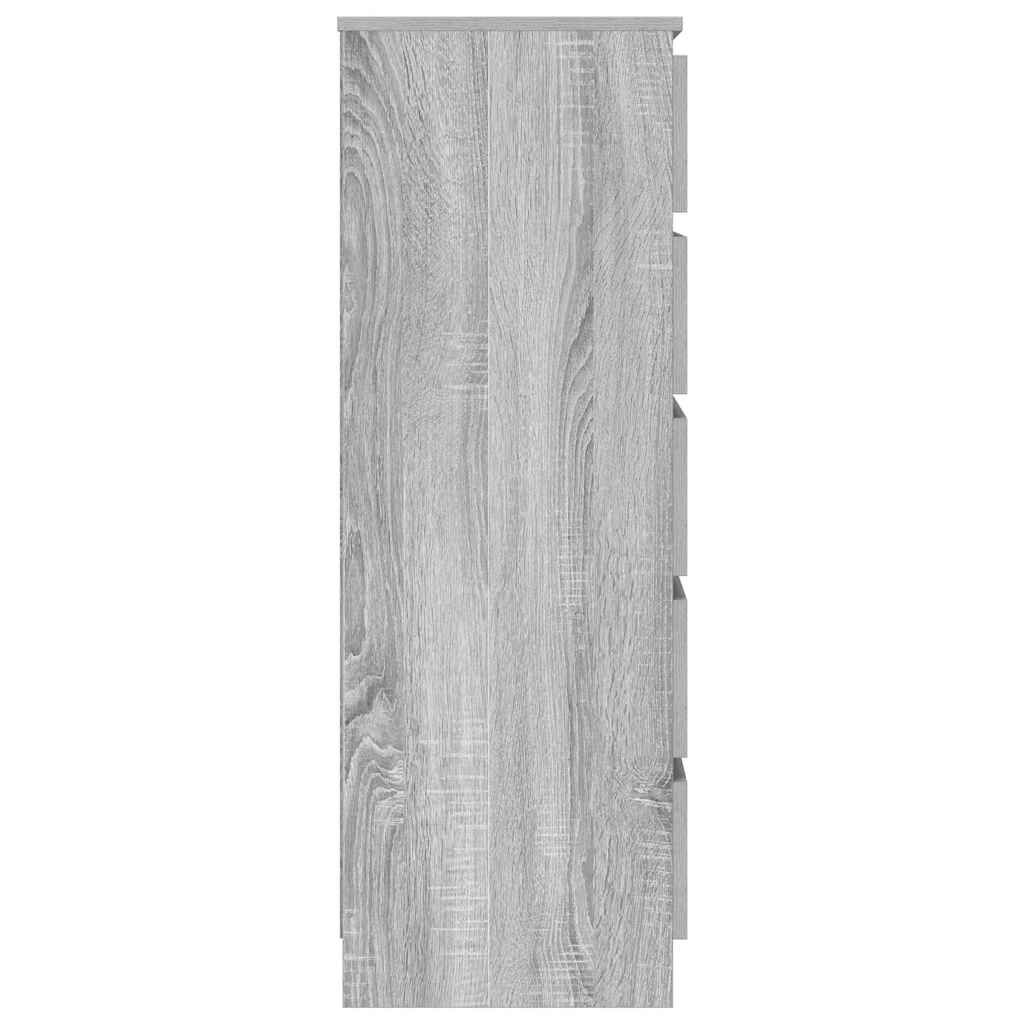 Ladekast Grijs Sonoma Eiken 60x36x103cm - 35% Korting!