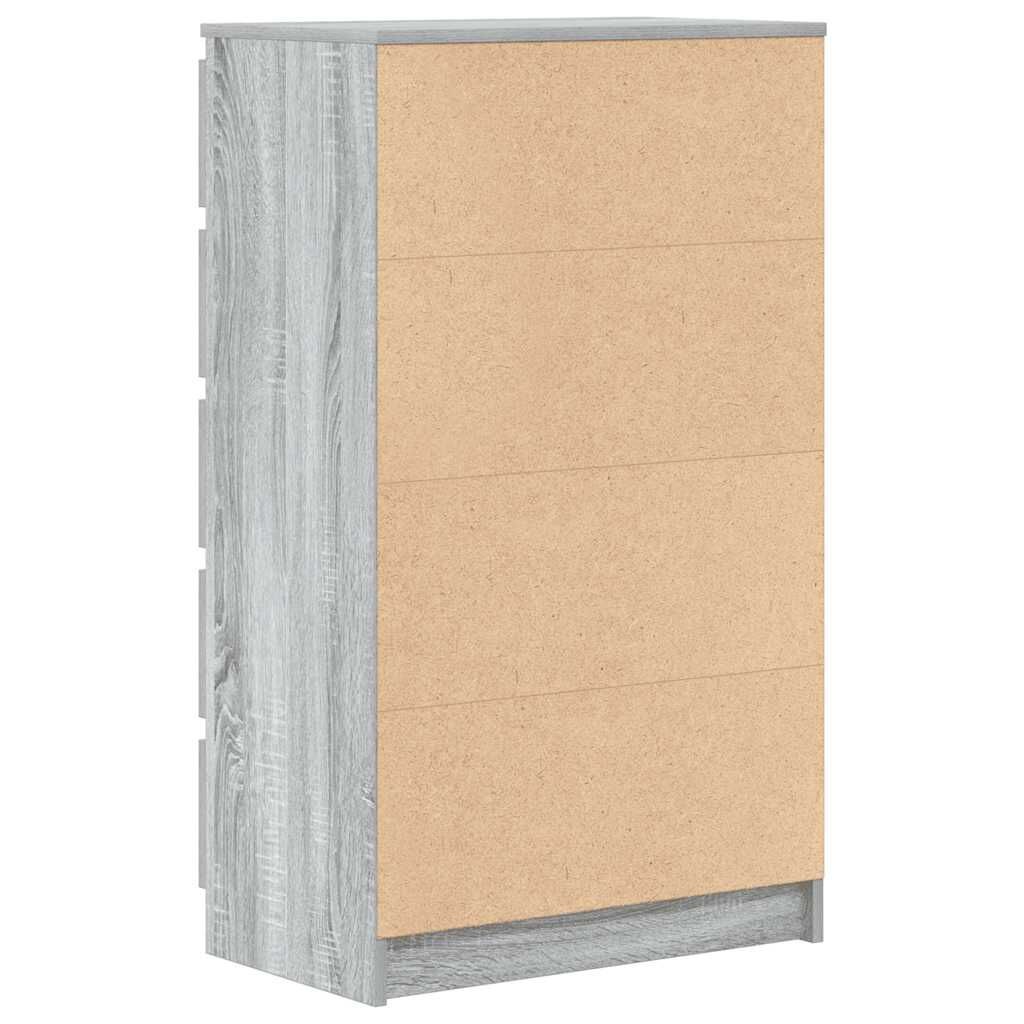 Ladekast Grijs Sonoma Eiken 60x36x103cm - 35% Korting!