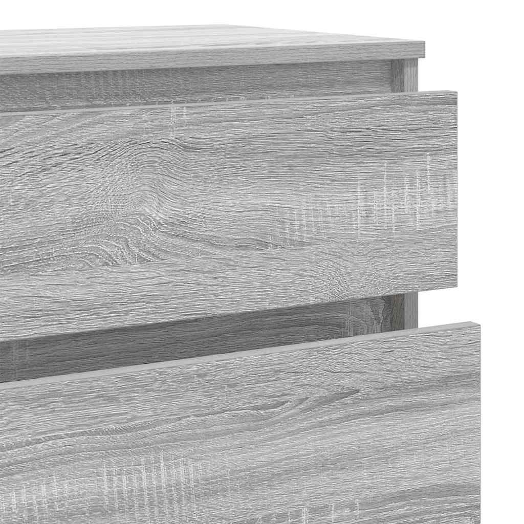 Ladekast Grijs Sonoma Eiken 60x36x103cm - 35% Korting!