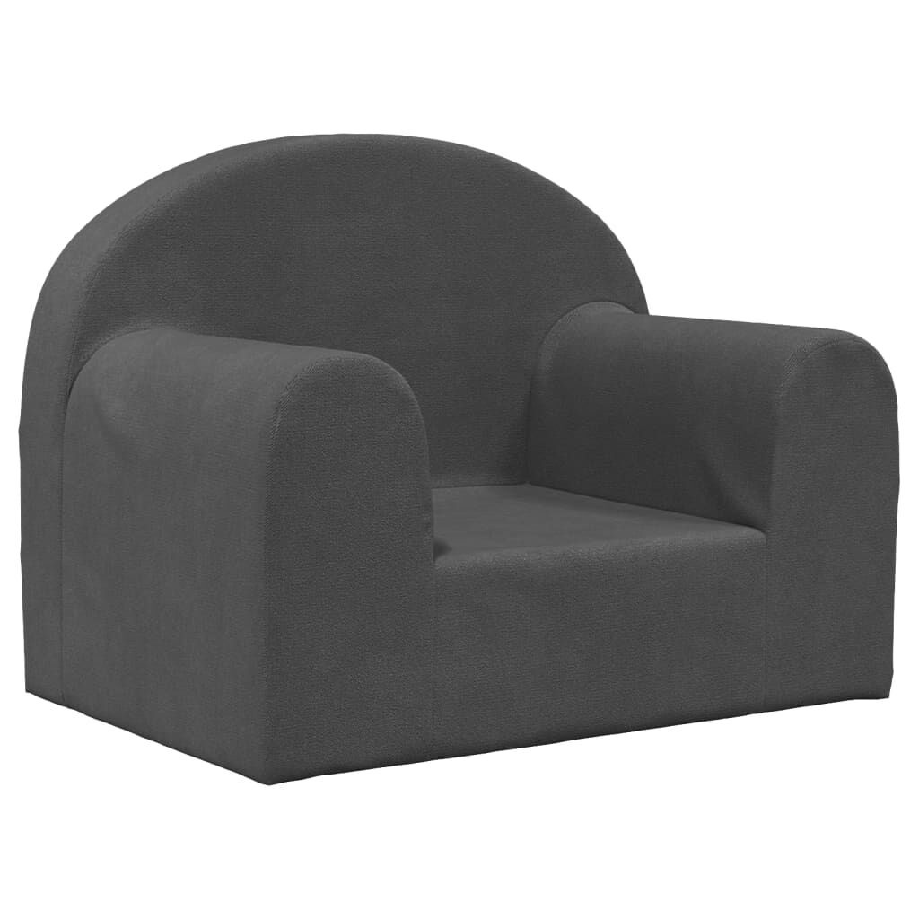 Kinderbank Pluche Antraciet -42%! Comfortabel & Schattig