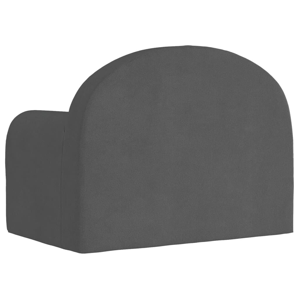 Kinderbank Pluche Antraciet -42%! Comfortabel & Schattig