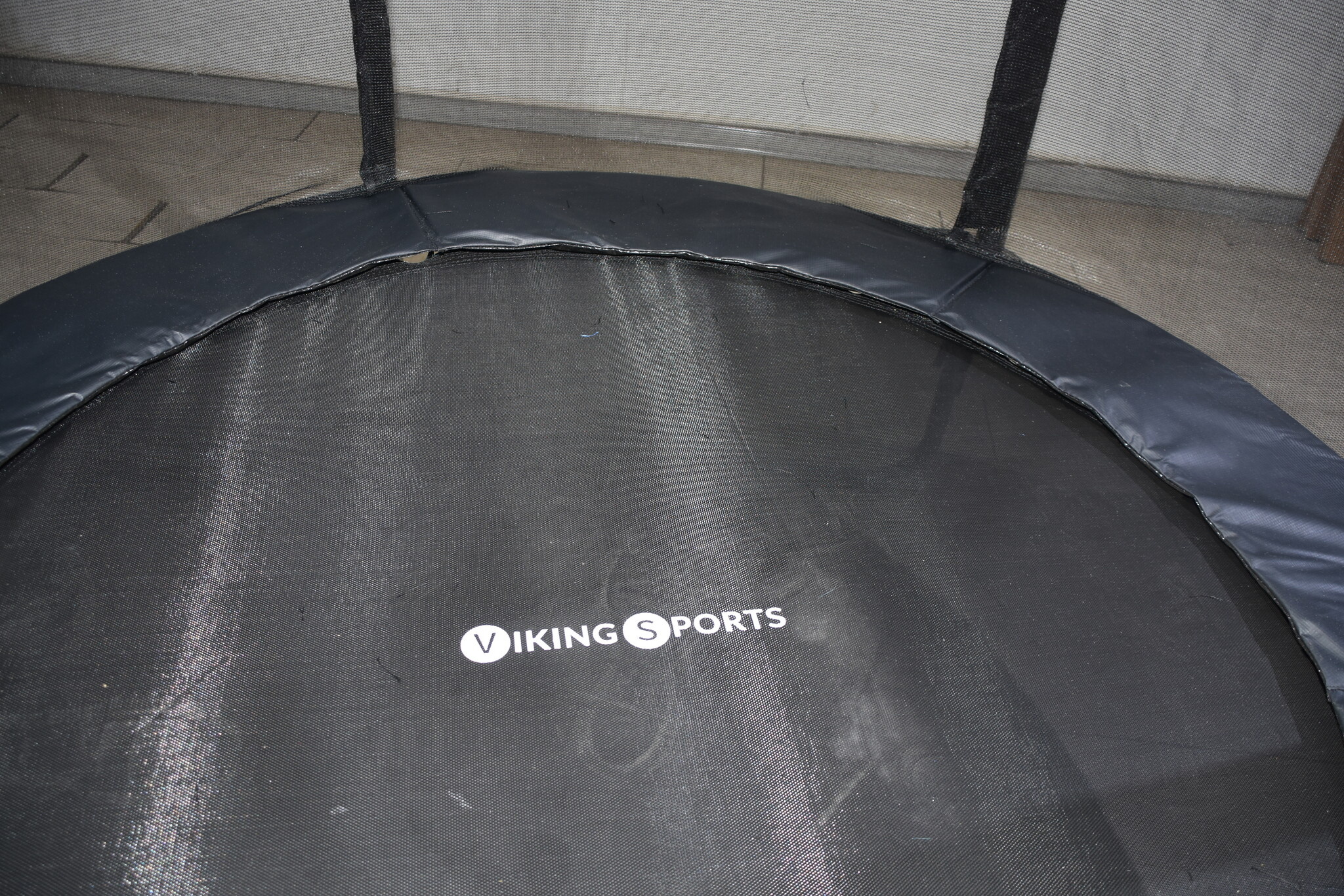 Trampoline 183cm met Net - Zwart - Gebruikt - 50% Korting!
