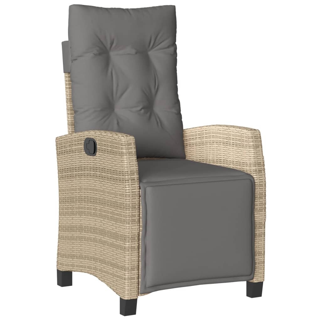 VidaXL Tuinstoelen (2 st) Verstelbaar Beige -35% Korting!