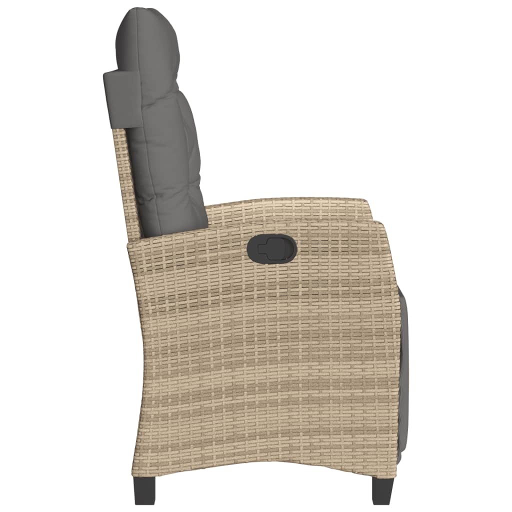 VidaXL Tuinstoelen (2 st) Verstelbaar Beige -35% Korting!