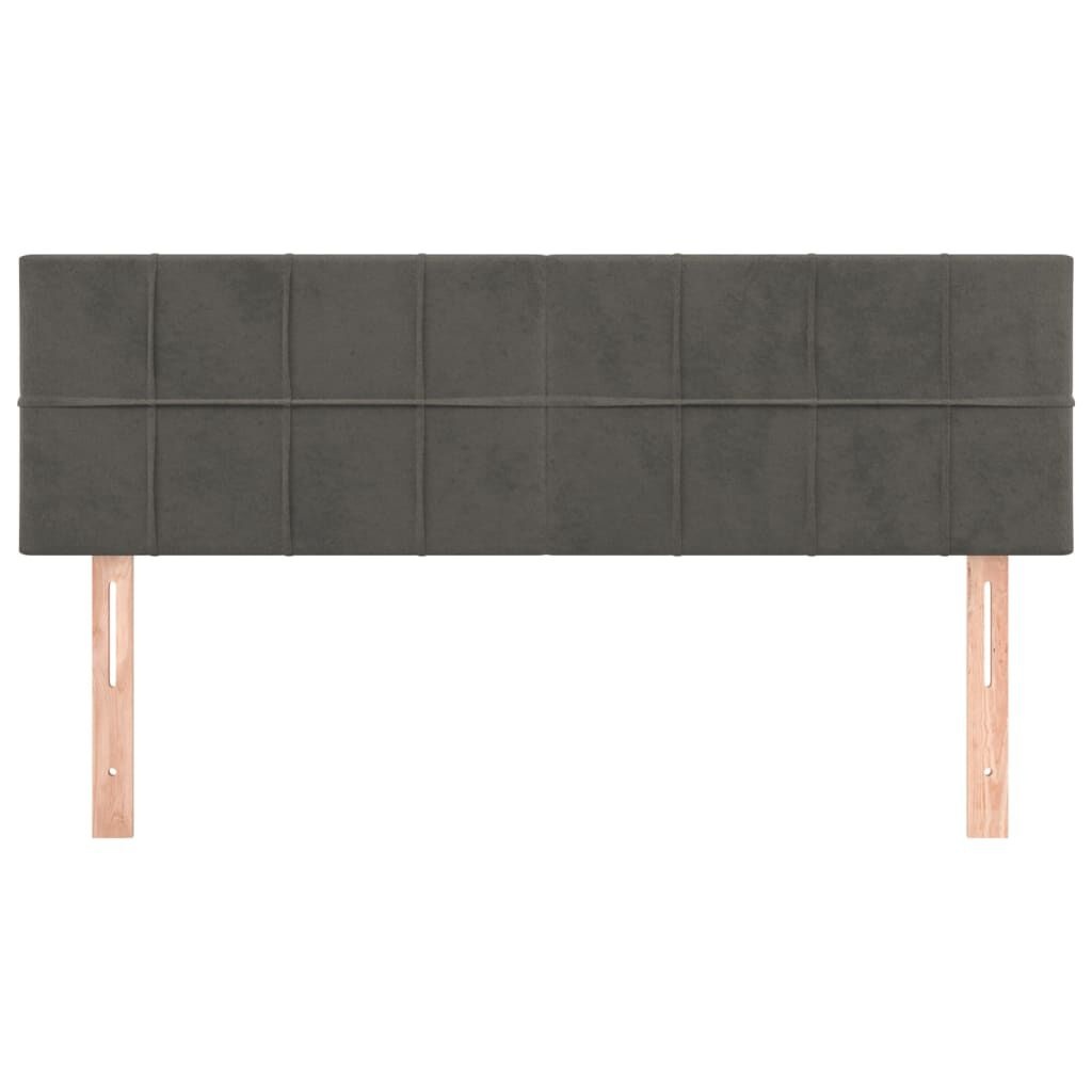 vidaXL Hoofdborden (2x) 72cm Donkergrijs -42% Korting!