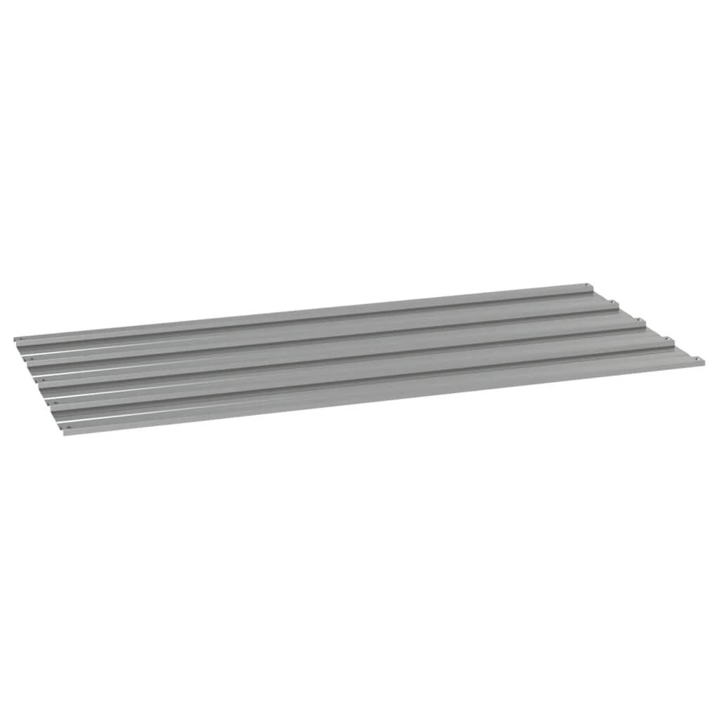 Dakpanelen Cortenstaal 12st - 42% Korting! Roestig 100x44cm