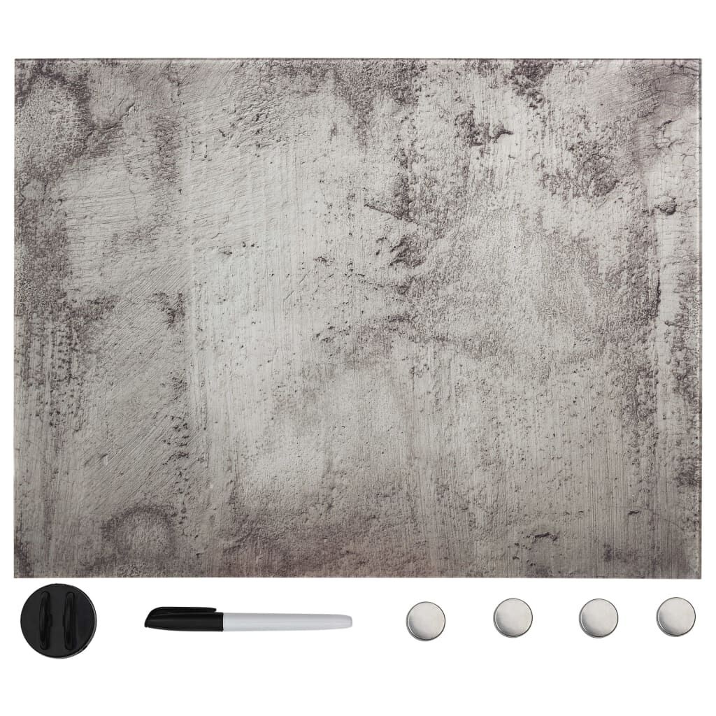 Magneetbord Glas 80x60cm - 57% Korting! Wandmontage