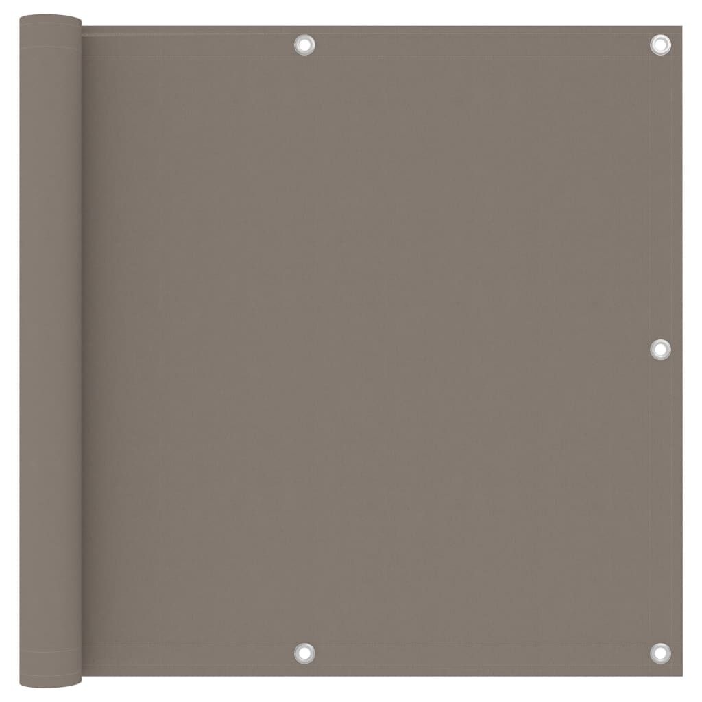 VidaXL Balkonscherm 90x400cm Taupe - 41% Korting!