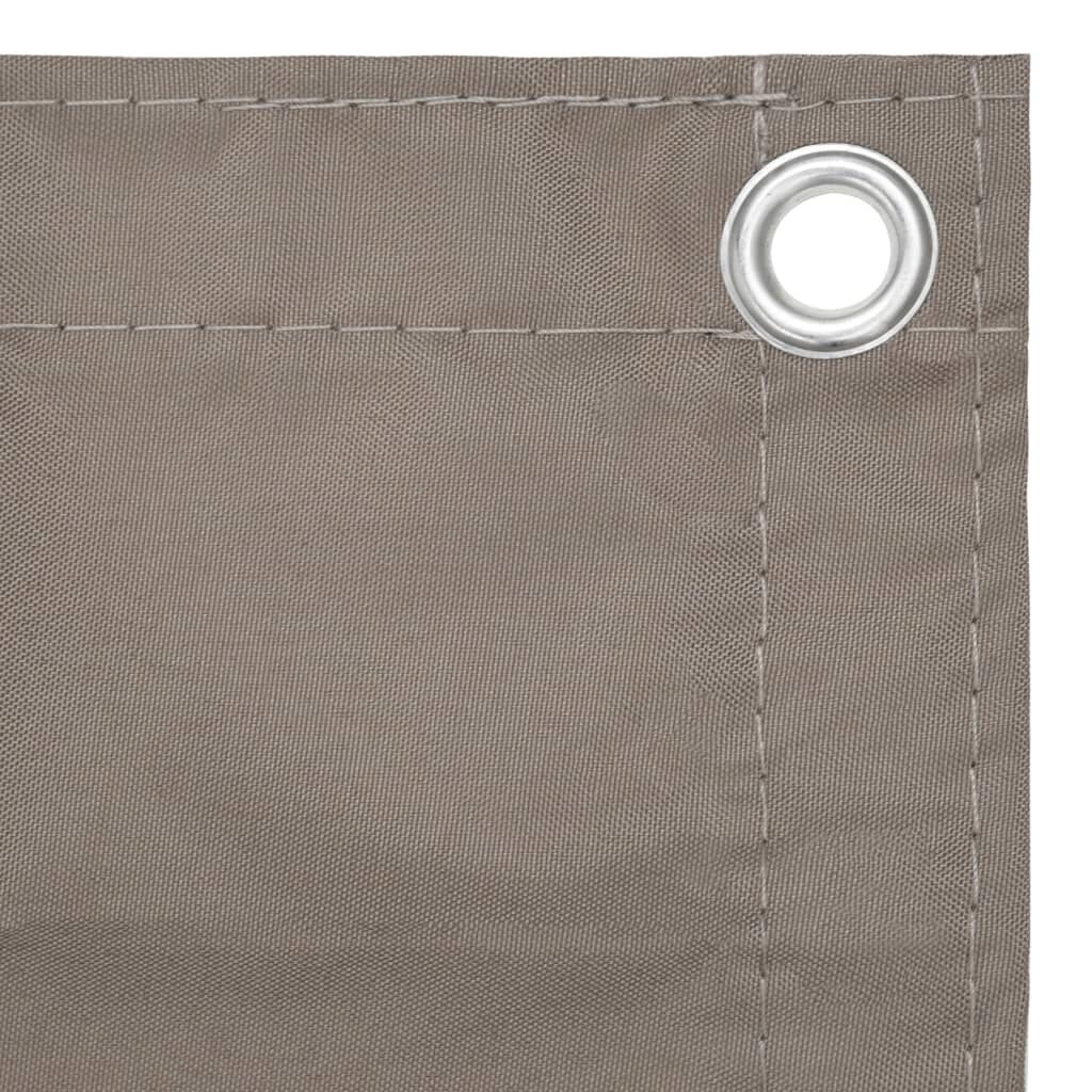 VidaXL Balkonscherm 90x400cm Taupe - 41% Korting!