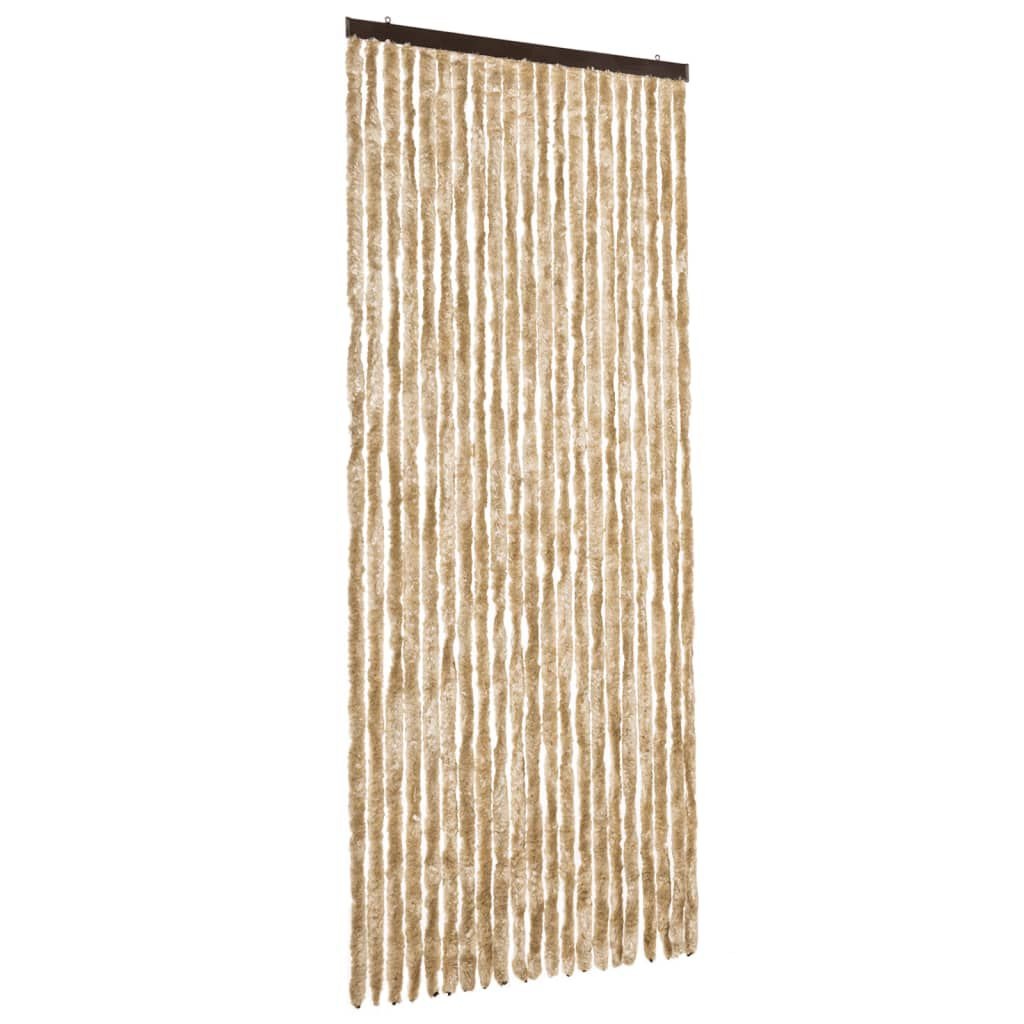 VidaXL Vliegengordijn Beige 90x220cm - 35% Korting!