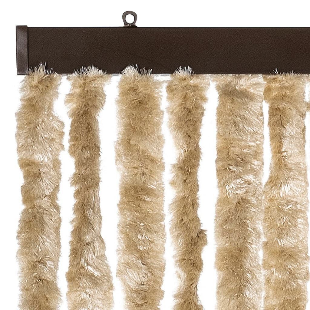 VidaXL Vliegengordijn Beige 90x220cm - 35% Korting!