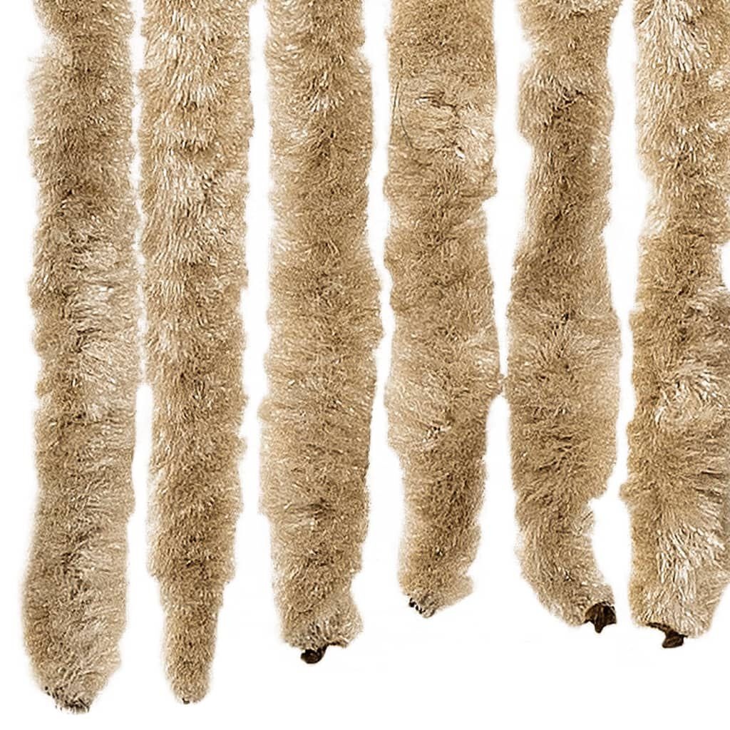 VidaXL Vliegengordijn Beige 90x220cm - 35% Korting!