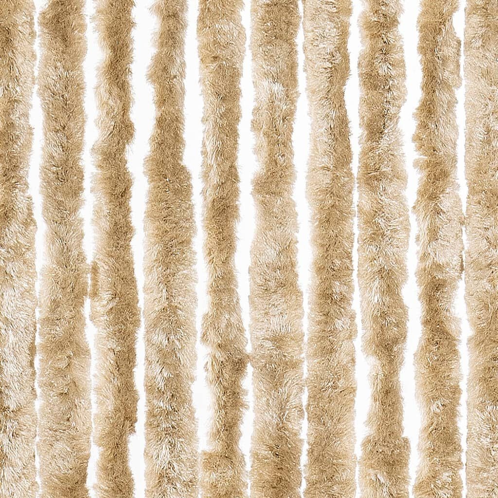 VidaXL Vliegengordijn Beige 90x220cm - 35% Korting!