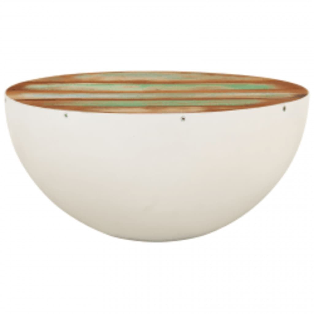 Salontafel Gerecycled Hout Komvorm - 60cm - 42% Korting!