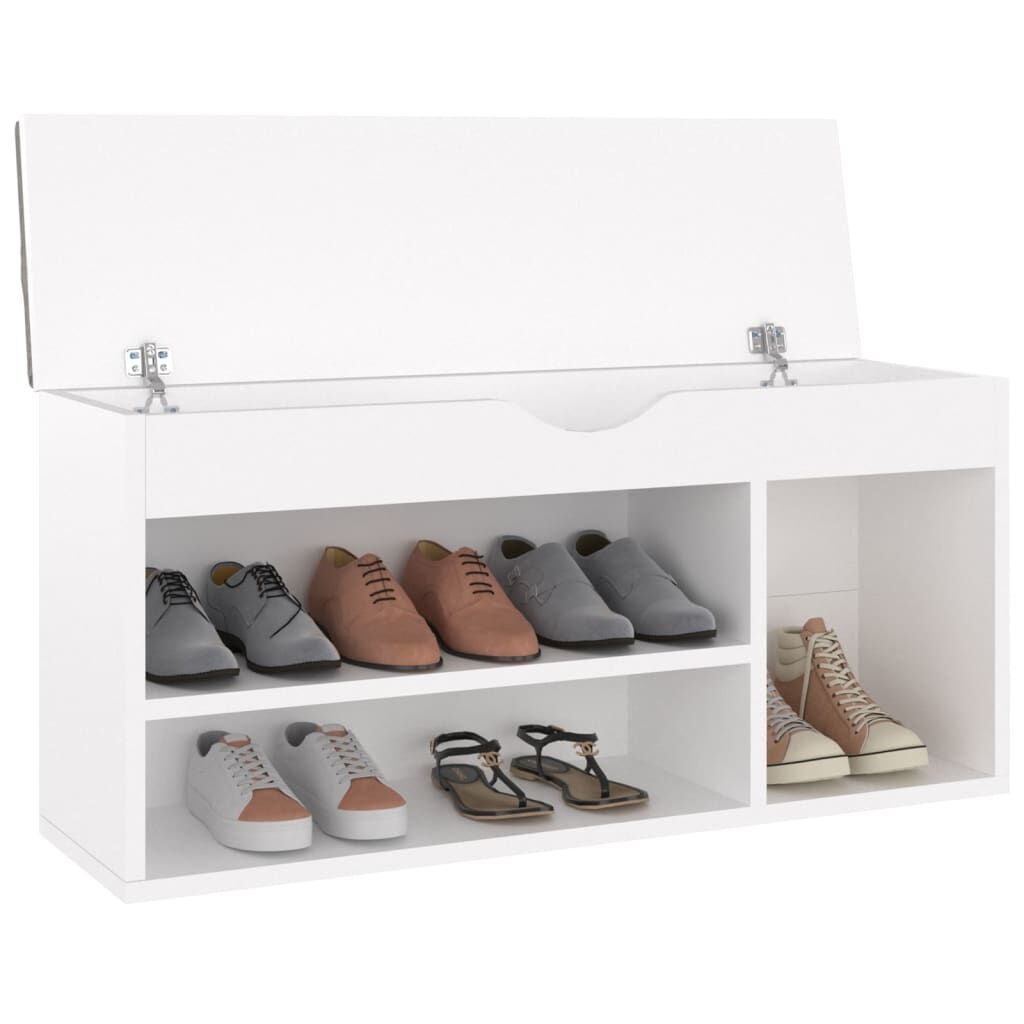 VidaXL Schoenenbank Wit - Z.G.A.N. - 35% Korting!