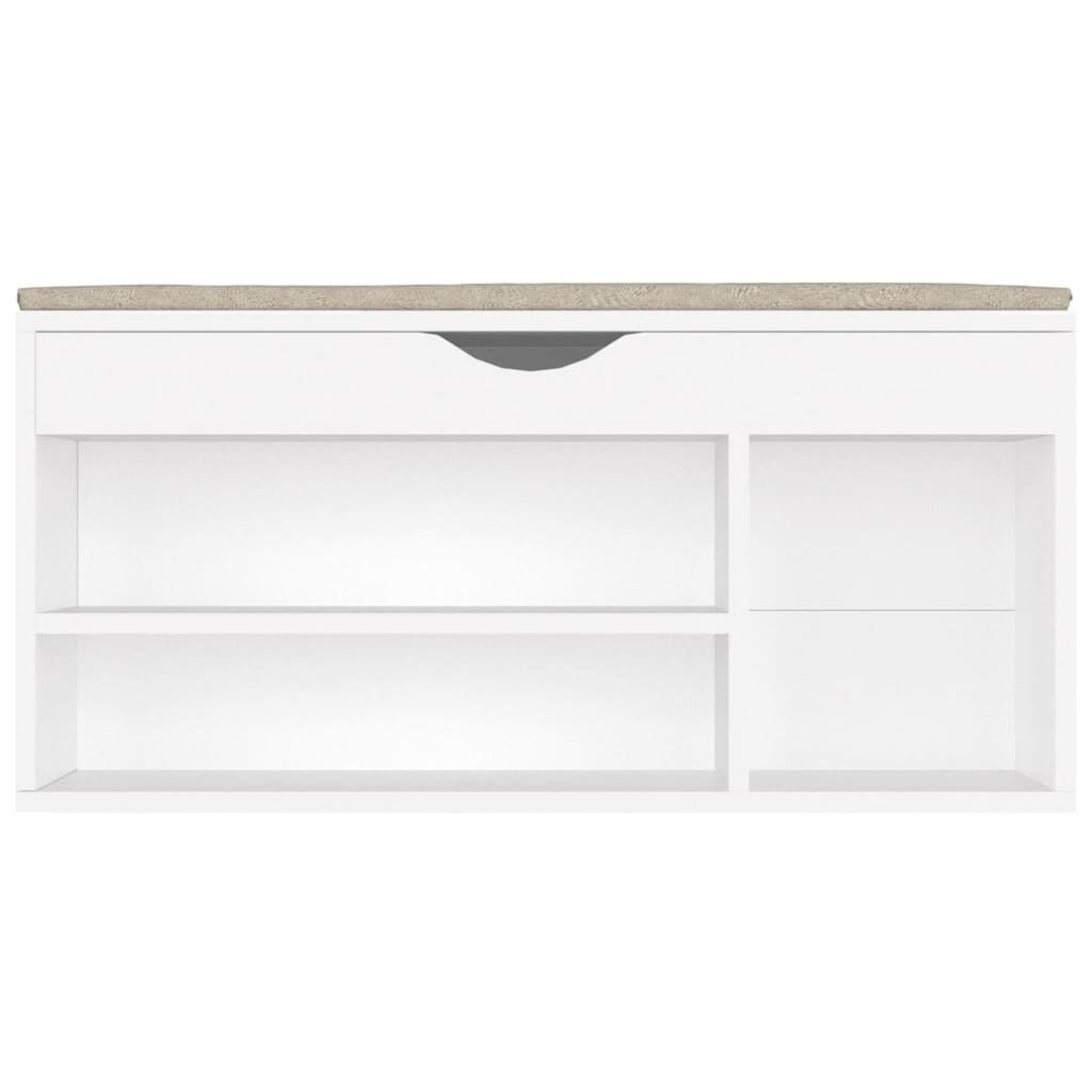 VidaXL Schoenenbank Wit - Z.G.A.N. - 35% Korting!
