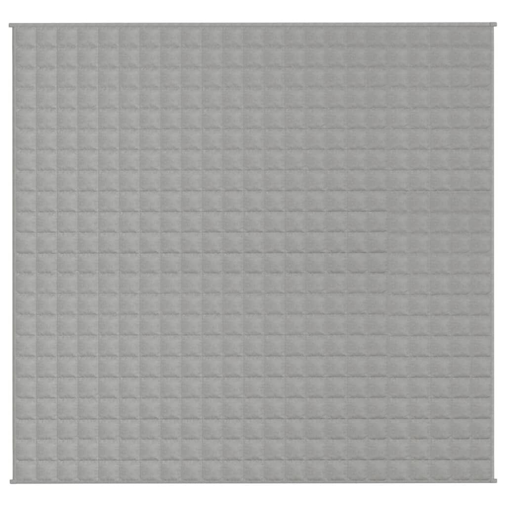 VidaXL Verzwaringsdeken 220x235cm 11kg Grijs - 42% Korting!