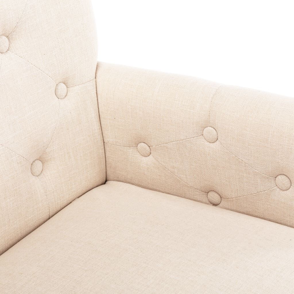 Eetkamerstoel met Armleuning Beige - 47% Korting!