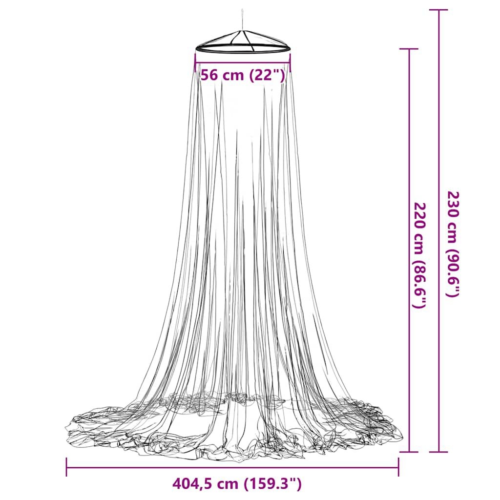 Klamboe 220cm Wit - 47% Korting! (Lichte schade)