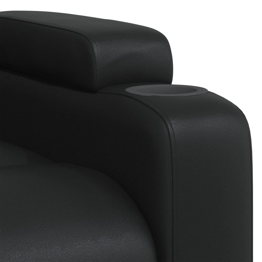 vidaXL Verstelbare Fauteuil Zwart Kunstleer - 35% Korting!
