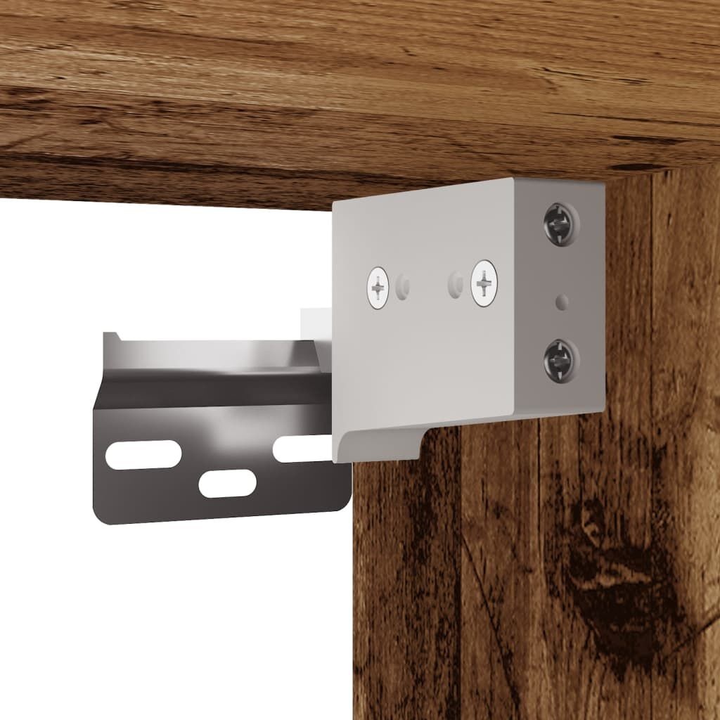 vidaXL Badkamerkast Oud Hout - 80cm - 57% Korting!