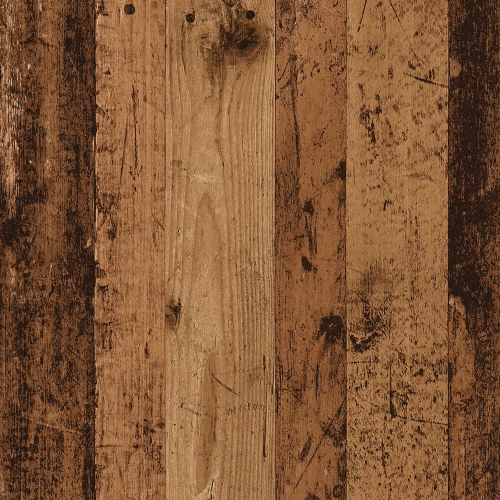 vidaXL Badkamerkast Oud Hout - 80cm - 57% Korting!