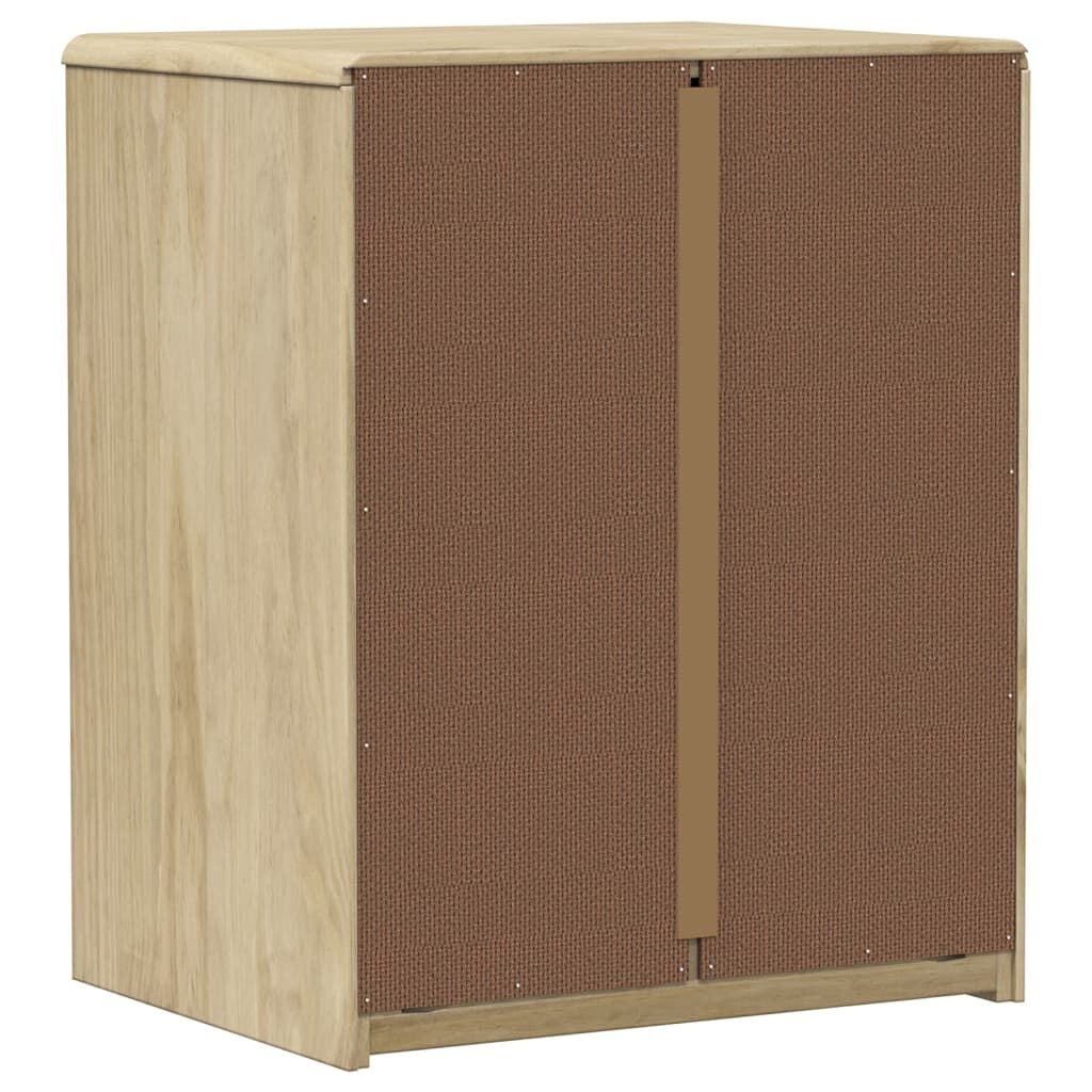 vidaXL Nachtkastje Grenen Eiken -35%! (SAUDA 44x35x56cm)