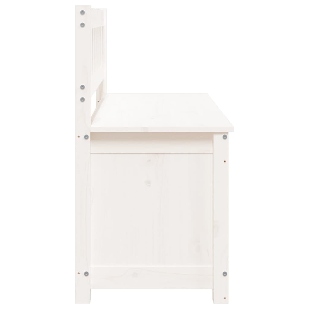 VidaXL Bankje Grenenhout Wit 110cm - 42% Korting!