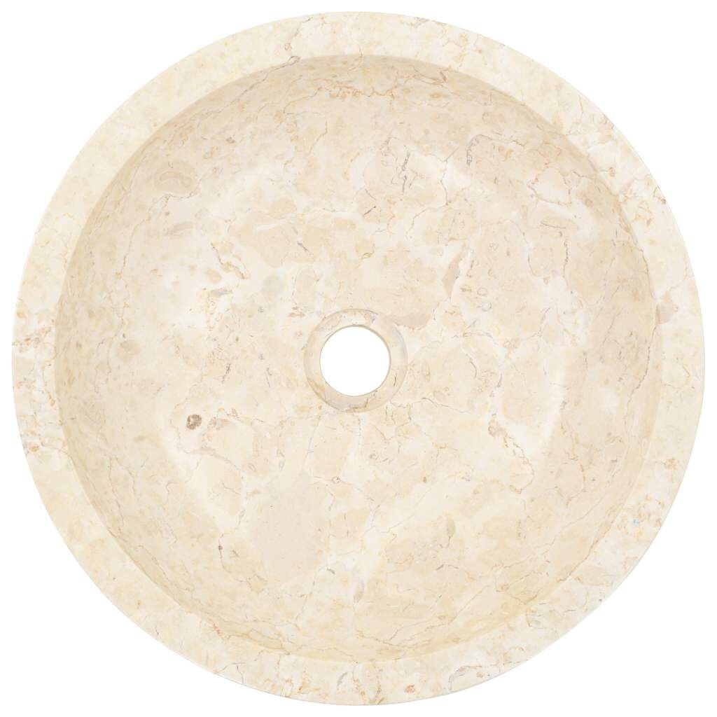 Marmeren Gootsteen Crème 40x12cm - Retourdeal! 41% Korting