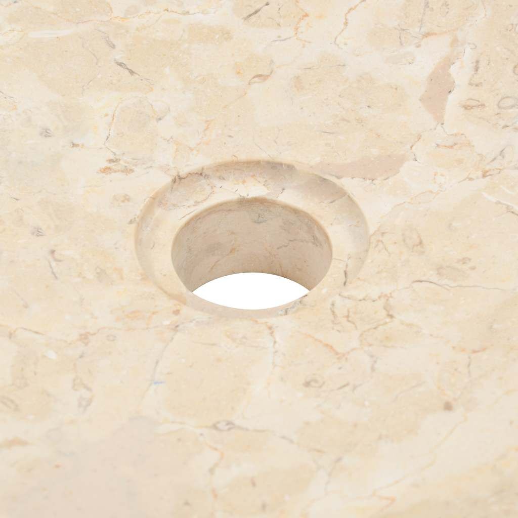 Marmeren Gootsteen Crème 40x12cm - Retourdeal! 41% Korting