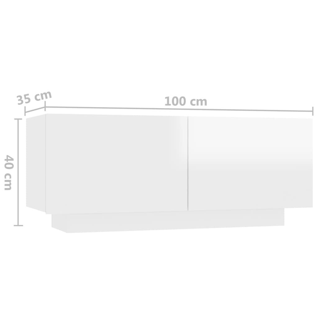 TV-Meubel Hoogglans Wit 100cm - 41% Korting!