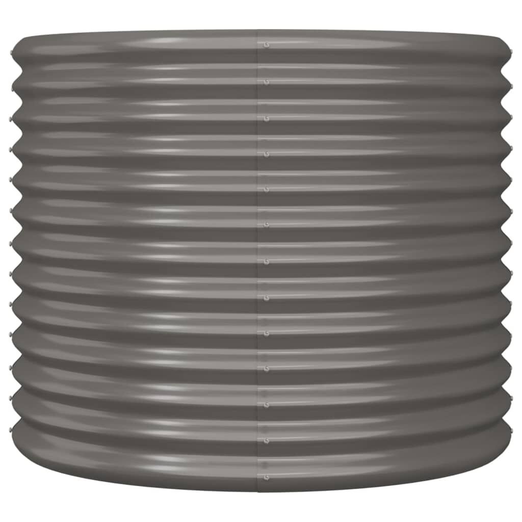 VidaXL Plantenbak Grijs 80x80cm - 35% Korting!