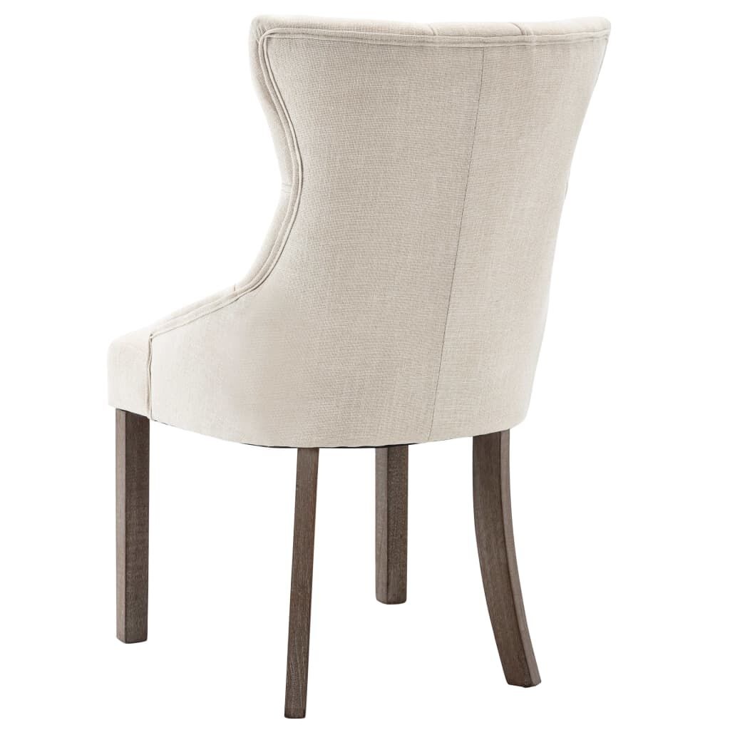 VidaXL Eetkamerstoelen (2 st) Beige - 35% Korting!