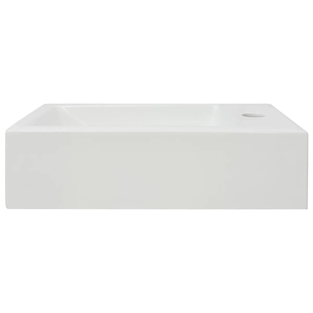 Wastafel Wit Keramiek 46cm - Nieuwstaat! 35% Korting