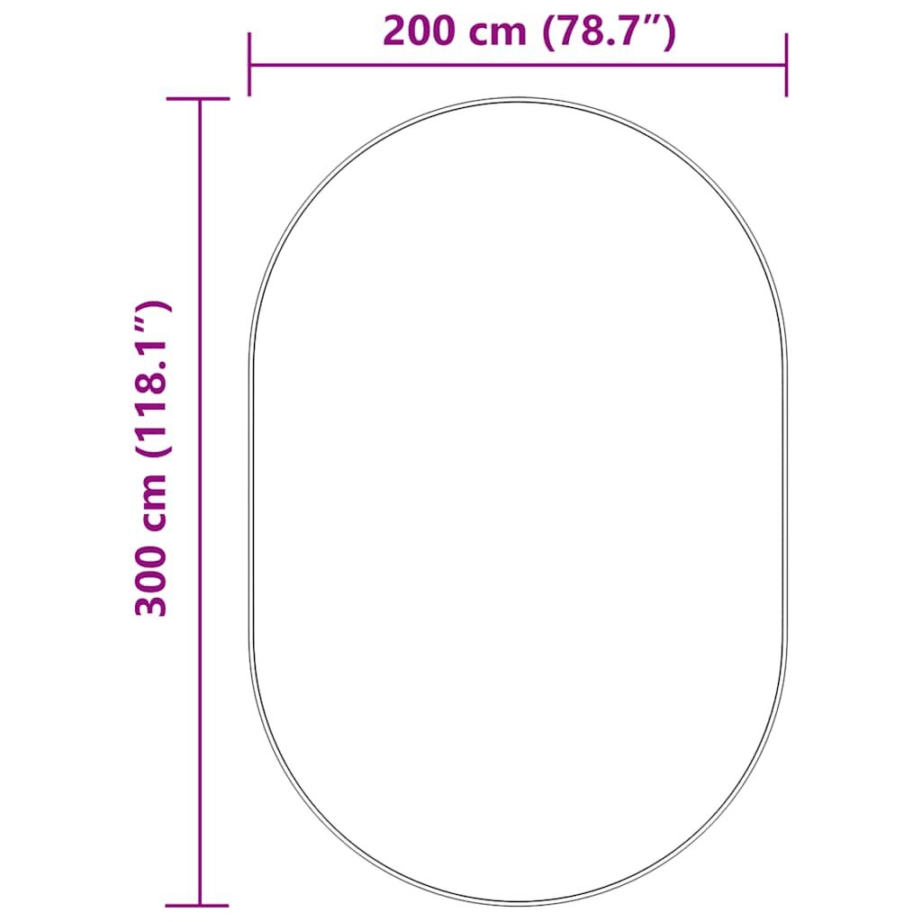vidaXL Hoogpolig Vloerkleed Crème 300x200 - 35% Korting!