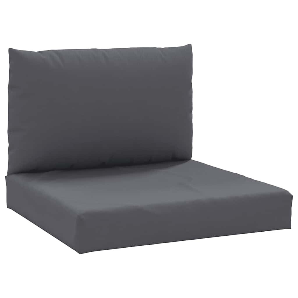 VidaXL Palletkussens Antraciet (2 st) - 35% Korting!