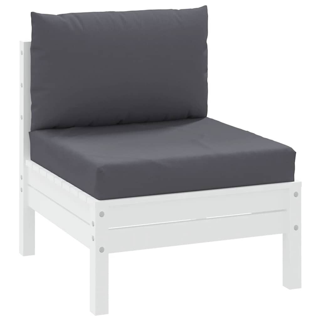 VidaXL Palletkussens Antraciet (2 st) - 35% Korting!